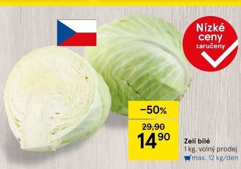 Zelí hlávkové bílé