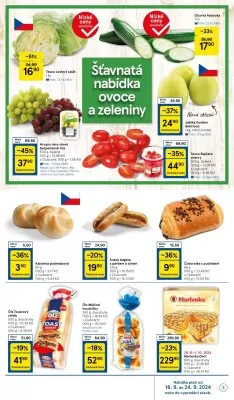 akční leták Tesco 18.9.2024-24.9.2024