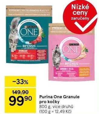 Granule pro kočky One Purina