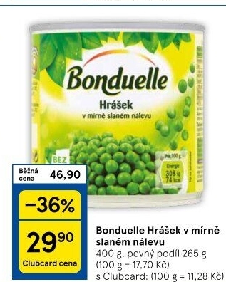 Hrášek Bonduelle