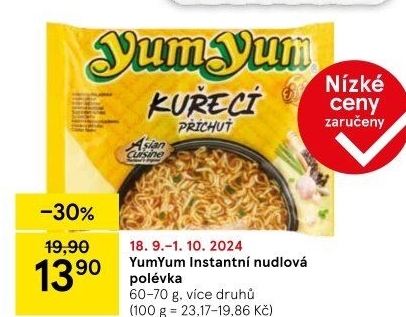 Instantní polévka YumYum