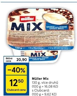 Jogurt Müller Mix
