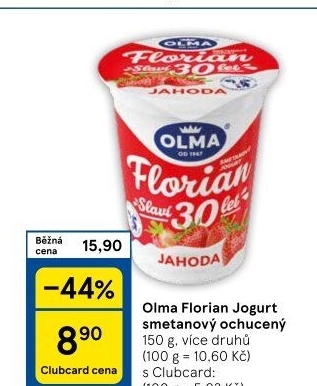 Jogurt smetanový Florian Olma