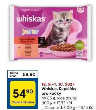 Kapsičky pro kočky Whiskas
