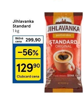 Mletá káva Standard Jihlavanka
