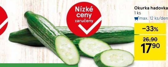 Okurka salátová - hadovka