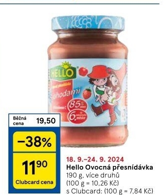 Přesnídávka Hello