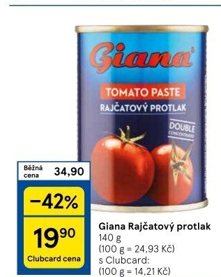 Rajčatový protlak Giana
