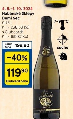 Sekt Demi Sec Habánské sklepy