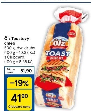 Toustový chléb Ölz