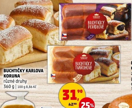 České buchtičky Karlova Koruna