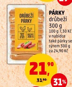 Párky drůbeží