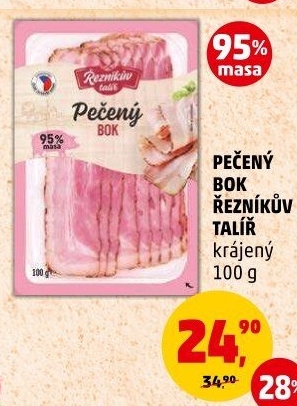 Pečený bok Řezníkův talíř