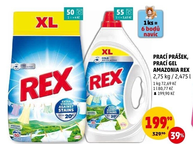 Prací prášek Rex