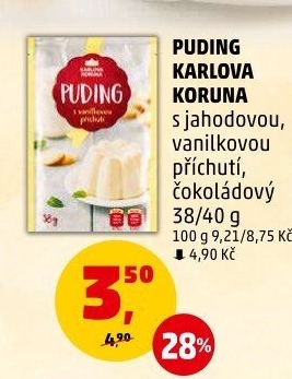 Pudink Karlova Koruna