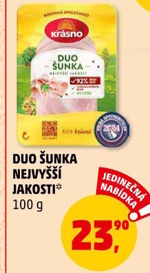 Šunka Duo nejvyšší jakosti Krásno