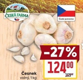 Česnek Česká farma