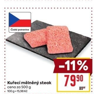 Kuřecí steak mletý