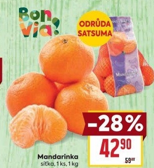 Mandarinky Billa Bonvia