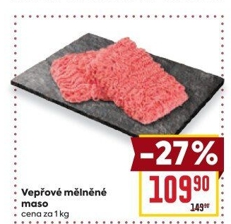 Maso mleté vepřové