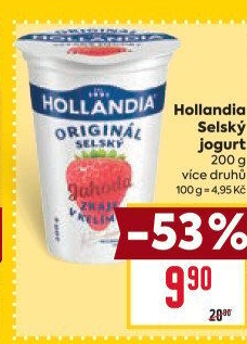 Ochucený jogurt selský Hollandia