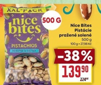 Pistácie pražené Nice Bites