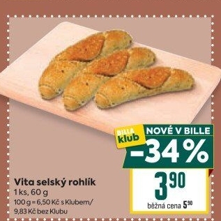 Rohlík Vita selský