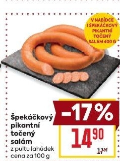 Salám špekáčkový pikantní točený