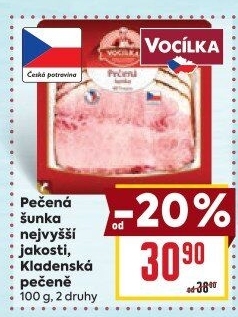 Šunka pečená nejvyšší jakosti Vocílka