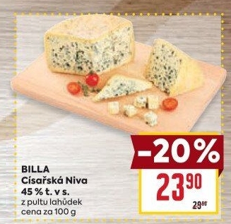 Sýr Niva císařská 45% Billa