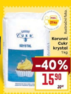 Cukr krystal Korunní