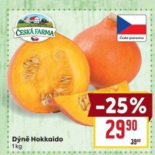 Dýně Hokkaidó Česká farma