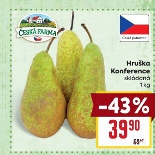 Hrušky Konference Česká farma