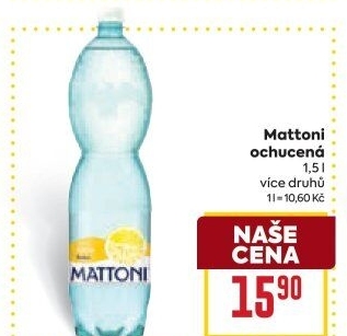 Ochucená voda Mattoni