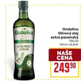 Olivový olej extra panenský Ondoliva