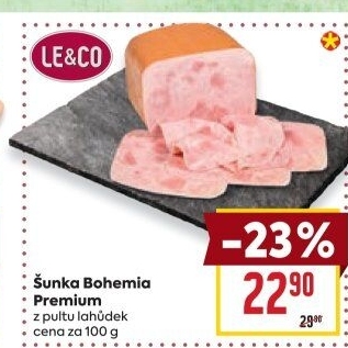 Šunka Bohemia prémium LE&amp