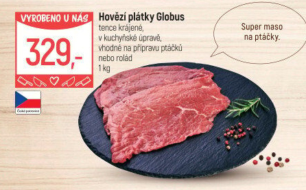 Hovězí plátky Globus