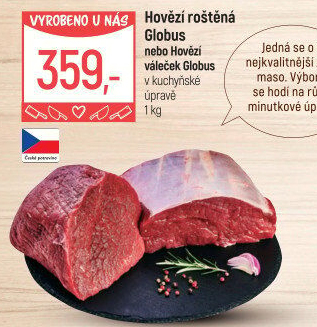 Hovězí roštěná Globus