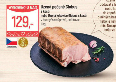 Uzená pečeně s kostí Globus