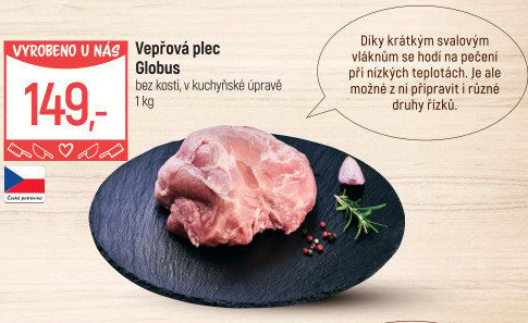 Vepřová plec bez kosti Globus