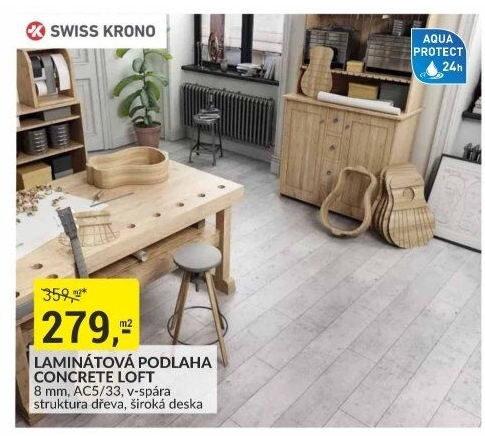 Laminátová podlaha Swiss Krono