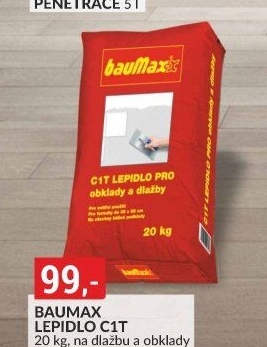 Lepidlo na obklady a dlažbu C1T baumax