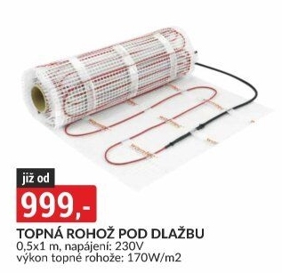 Podlahové topení elektrické Heating Mercado