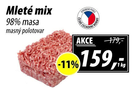 Mleté maso mix