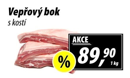 Vepřový bok s kostí