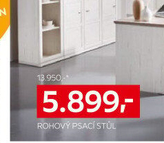 ROHOVÝ PSACÍ STUL