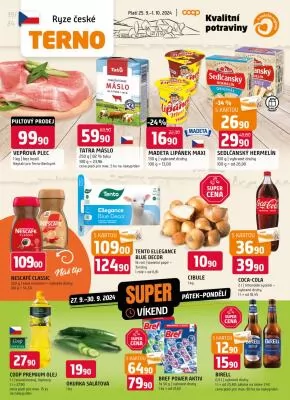 akční leták COOP 25.9.2024-1.10.2024