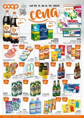 akční leták COOP 25.9.2024-8.10.2024