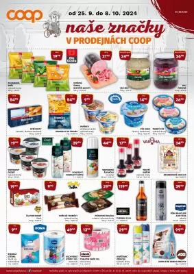 akční leták COOP 25.9.2024-8.10.2024