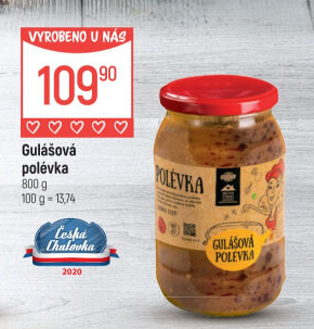Gulášová polévka Globus